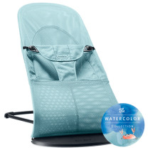 BABYBJÖRN, Babysitter Balance Soft, Mesh, Turkos Sköldpadda