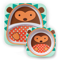Skip Hop, Zoo Tallrikar, 2-pack, Igelkott