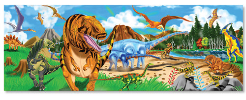 Melissa & Doug, Floor Puzzle, Land of Dinosaurs, 48 Pieces