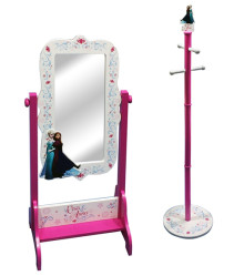 Disney Princess, Frozen, Klädhängare + Spegel, Paket