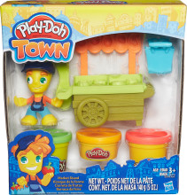 Play-Doh, Leklera, Town Mini Vehicle, Town Market Stand