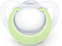 NUK, Genius, Napp, Silikon, 6-18 mån, 1-pack, Grön