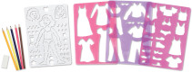 Melissa & Doug, Fashion Fun Stencil Set