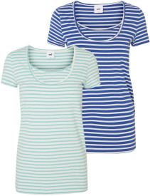 Mamalicious, Amningstopp, Sofia Nell Top, 2-pack, Deep Ultramarine
