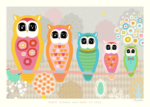Majvillan, Poster, Sweet dreams are made of this, 50×70 cm