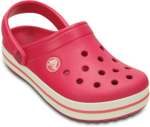 Crocs, Tofflor, Kids Crocband, Raspberry/White