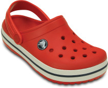 Crocs, Tofflor, Kids Crocband, Flame/White
