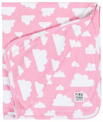 Färg & Form, MOLN, Bomullsfilt, Rosa