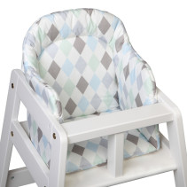 NG Baby, Harlequin, Matstolsdyna, Blå