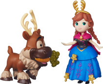 Disney Frozen, Small Doll, Pack, Anna & Sven