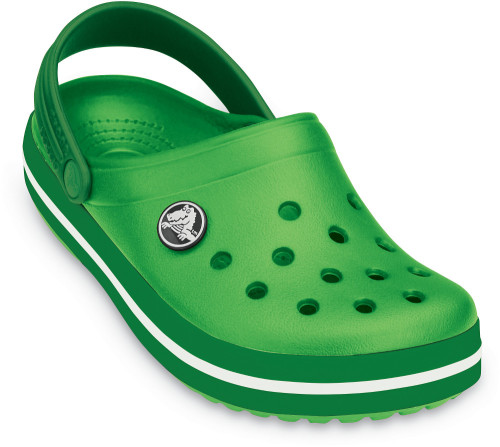 Crocs, Tofflor, Kids Crocband, Lime/KellyGreen