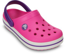 Crocs, Tofflor, Kids Crocband, Neon Magenta/Neon Purple