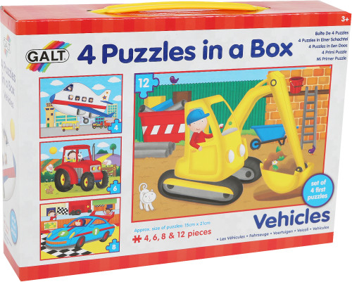 Galt, Pussel x 4, Fordon