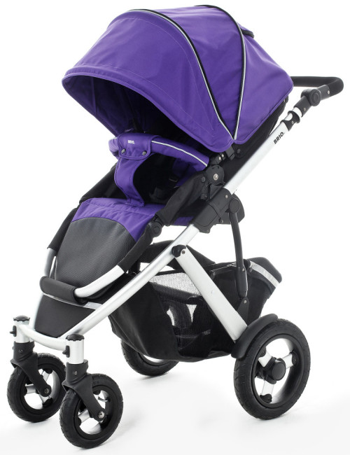 BRIO, Smile, 2014, Barnvagn, Anodized Chassi, Black/Violet