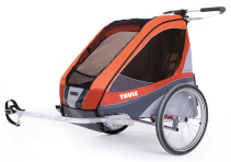 Thule, Chariot Corsaire 2, Multivagn för 2 barn, Apricot