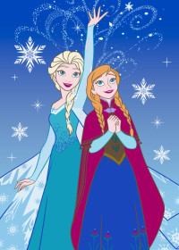Disney Frozen, Matta, Lights, 95 x 133 cm