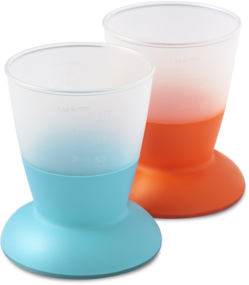 BABYBJÖRN, Barnglas 2-pack, Orange/Turkos