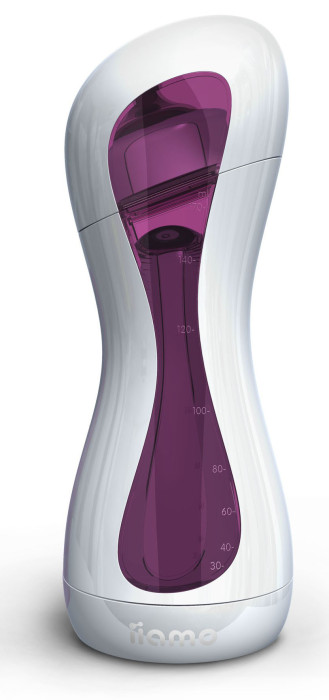 Iiamo, Nappflaska, Go, Vit/rosa
