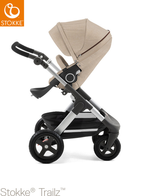 Stokke, Trailz, Sittvagn, Beige Melange