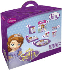 Disney Sofia the First, Partybox, 54 delar
