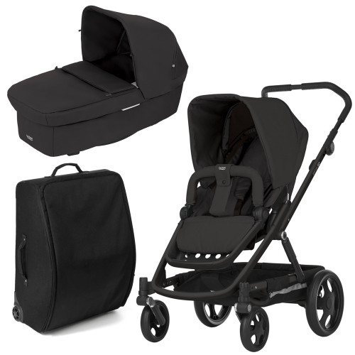 Britax Go, 2016, Duovagn, Cosmos Black + Resväska, Paket