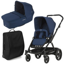 Britax Go, 2016, Duovagn, Ocean Navy + Resväska, Paket