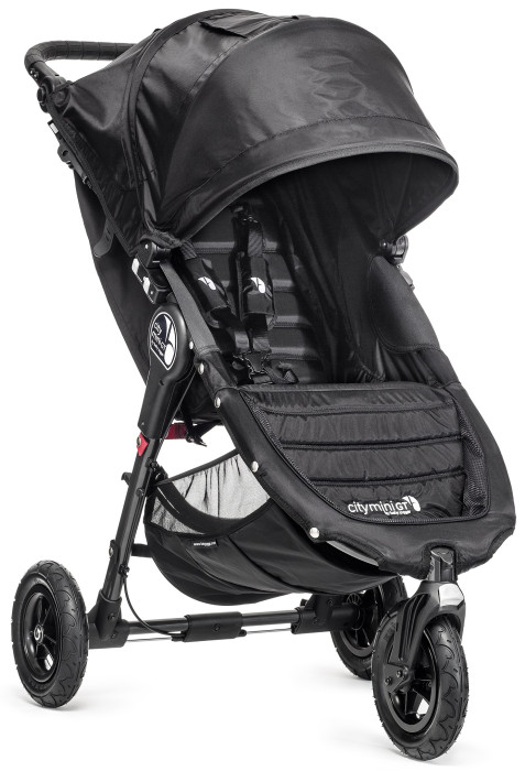 Baby Jogger, Sittvagn, City Mini GT Single, 2014, Black/Black