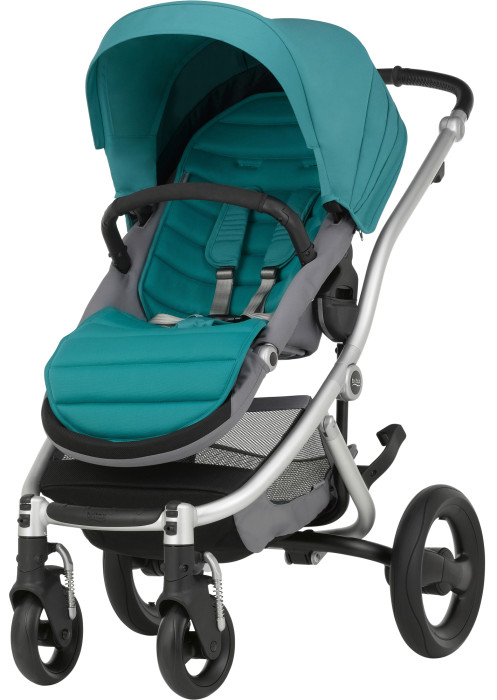 Britax Affinity, 2016, Sittvagn, Silver/Lagoon Green, Paket