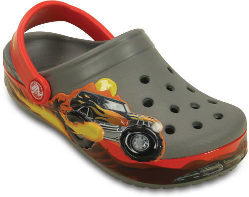 Crocs, Tofflor, Kids Crocband, Monster Truck, Smoke