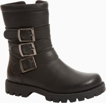 Gulliver, Boots m. spännen, Skinn, Black