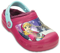 Crocs, Tofflor m. innerfoder, Disney Frozen, Rosa