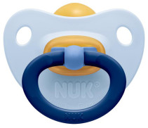 NUK, Classic Soft, Napp, Latex, 18-36 mån, 1-pack, Ljusblå