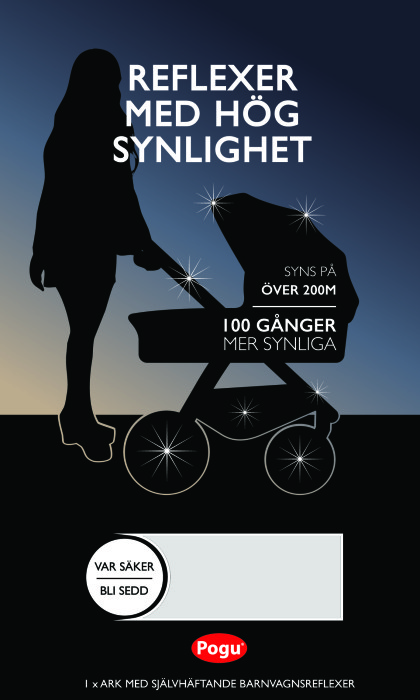 Pogu, Barnvagnsreflex, Silver