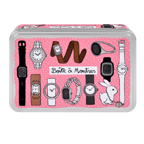 Dixie, Plåtburk, Boite à montres, Rosa