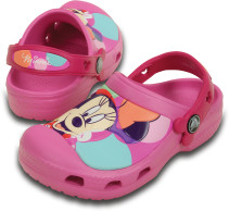 Crocs, Tofflor, Minnie Colourblock, Party Pink