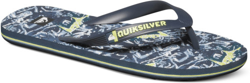Quiksilver, Flip-flops, Molokai Art, Blue/Green