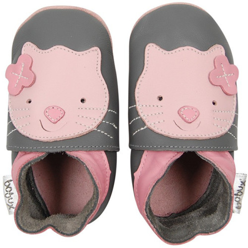 Bobux, Tofflor, Baby, Grey Kitten