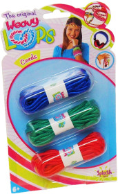 Weavy Loops, Refill, 3 meter, Mörkblå, Grön & Röd