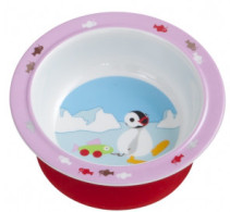 Rätt Start, Sugkoppstallrik, Pingu, Röd