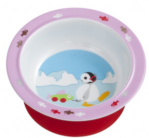 Rätt Start, Sugkoppstallrik, Pingu, Röd