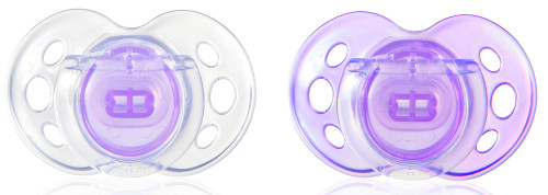 Tommee Tippee, Sugnapp, Air Style, 6-18 mån, 2-pack, Lila