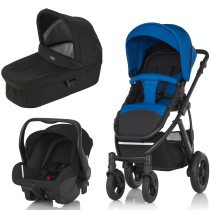 Britax, Smile 2, Duovagn, Ocean Blue + Britax Römer Primo, 2016, Paket