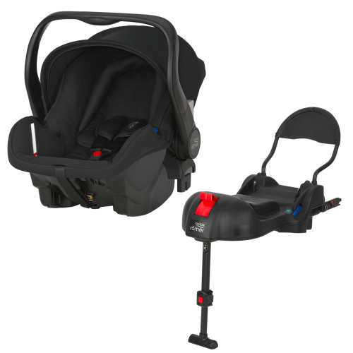 Britax Römer, Babyskydd Primo + Primo Base installation för babyskydd, 2016, Cosmos Black