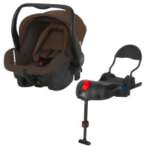 Britax Römer, Babyskydd Primo + Primo Base installation för babyskydd, 2016, Wood Brown