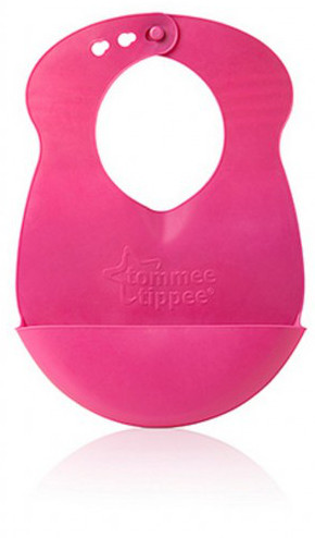Tommee Tippee, Explora, Roll n Go Bib, Rosa
