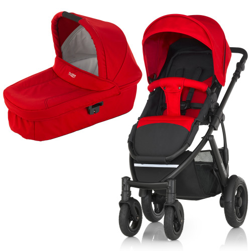 Britax Smile 2, 2016, Duovagn, Flame Red, Paket