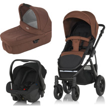 Britax, Smile 2, Duovagn, Wood Brown + Britax Römer Primo, 2016, Paket