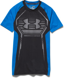 Under Armour, T-shirt, Armour Up, Black/Blue Jet
