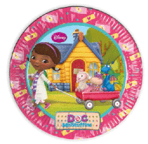 Disney Doc McStuffins, Tallrik 23 cm, 8 st