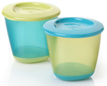 Tommee Tippee, Pop-up burkar, 2-pack, Blå/Grön